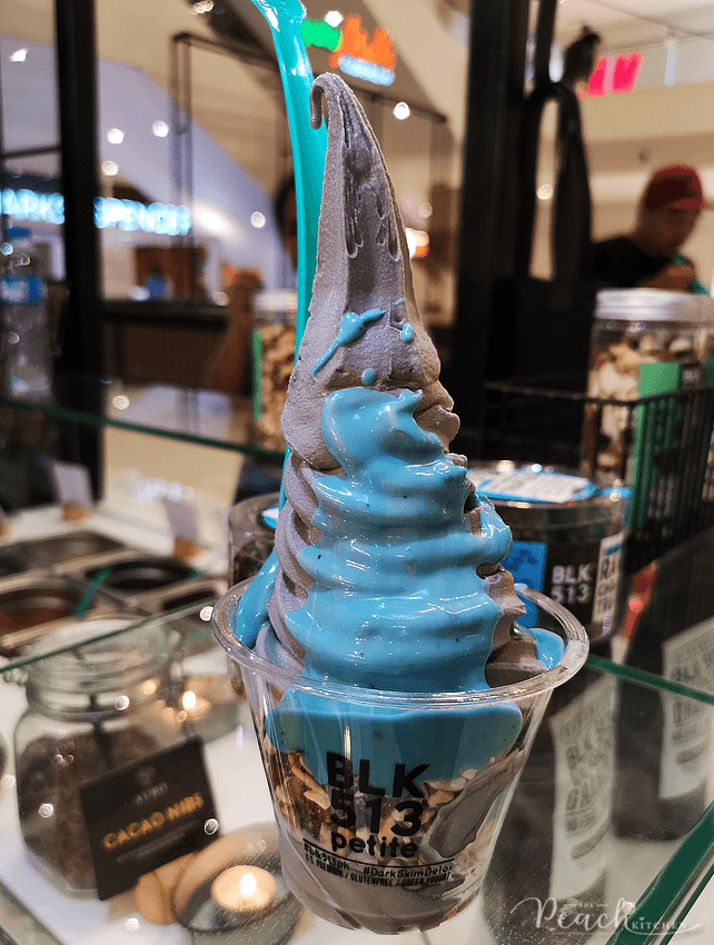 Froyo Love BLK 513 Activated Charcoal Frozen Yogurt The Peach Kitchen